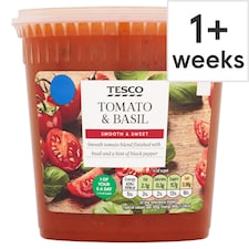 Tesco Tomato & Basil Soup 600G