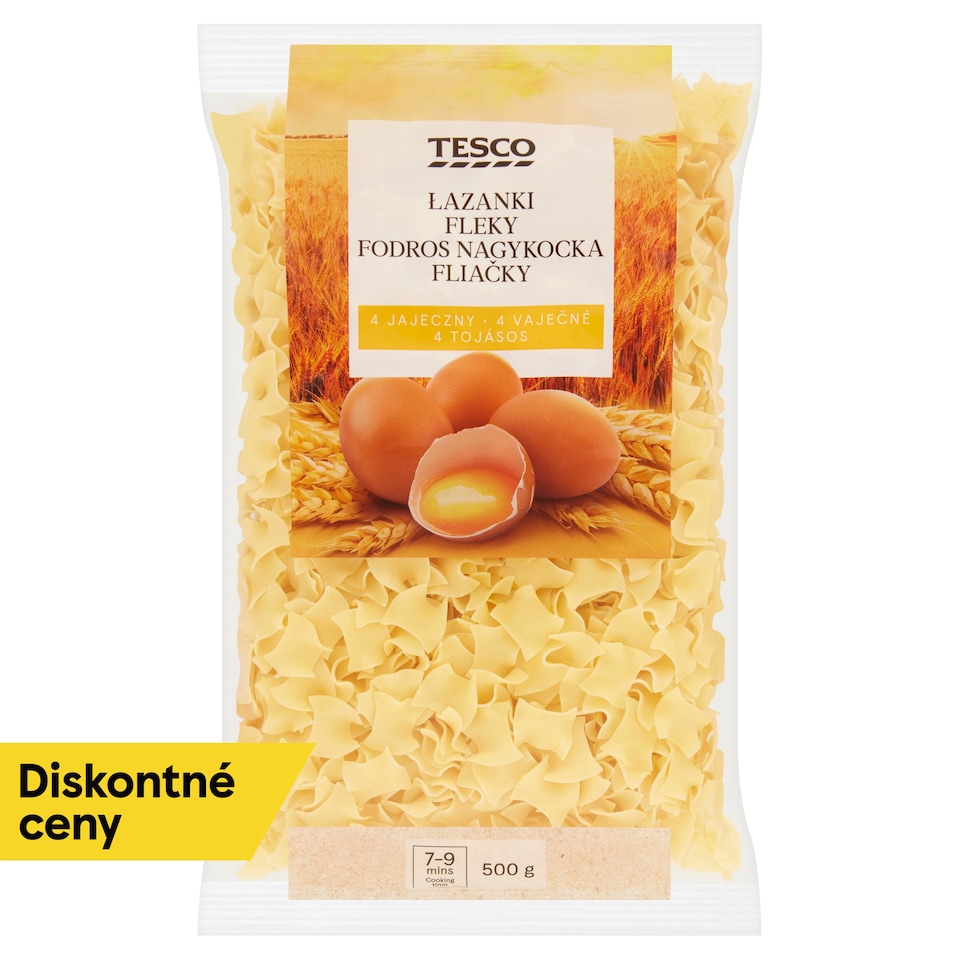 Tesco Fliačky 4 vaječné 500 g