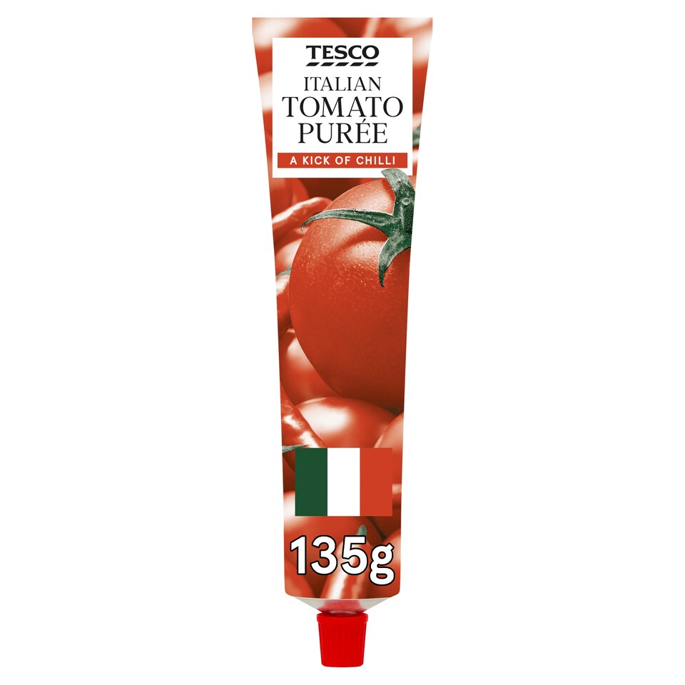 Tesco Tomato Puree With Chilli 135G