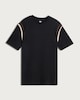 image 4 of F&F Pure Cotton Colour Block Short Sleeved T-Shirt in Black