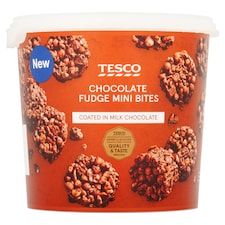 Tesco Chocolate Fudge Mini Bites 196g