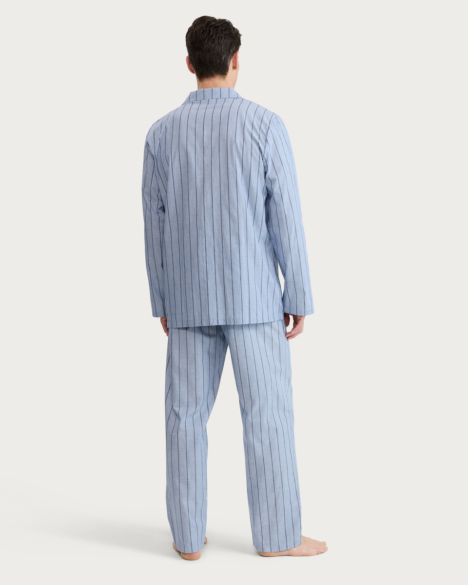 image 1 of F&F Pure Cotton Stripe Print Pyjama Set in Multi