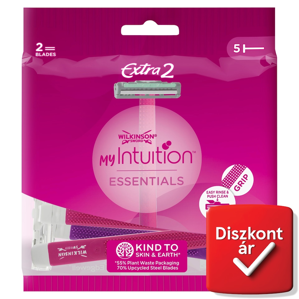 Wilkinson Sword myIntuition Essentials Extra2 eldobható borotva két pengével 5 db