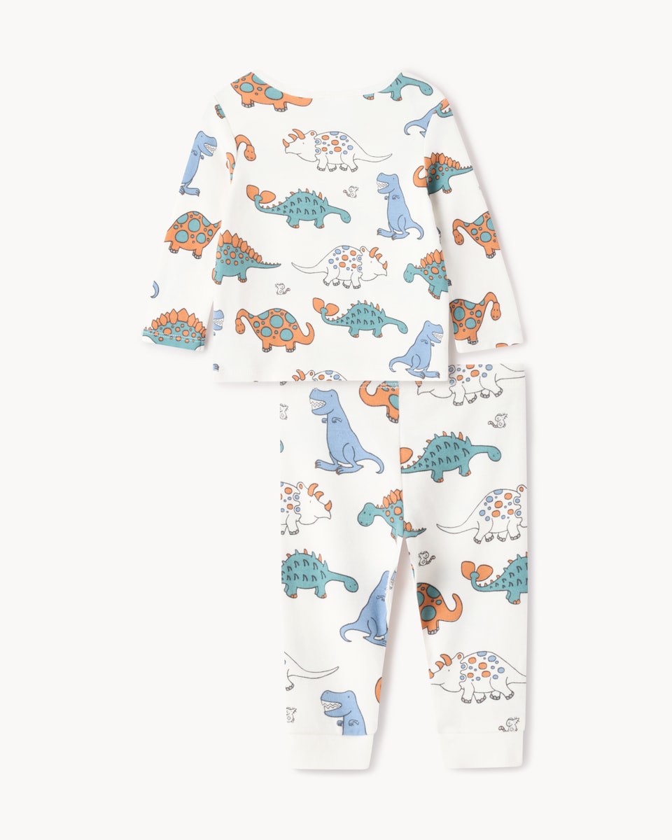 image 1 of That's Not My Dinosaur 2-Pack Pure Cotton Pyjama Sets in Multi