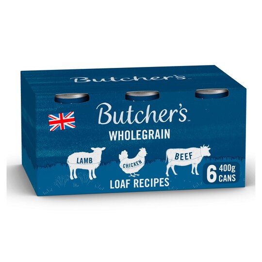 Butcher's Loaf Recipes Dog Food Tins 6X390g Tesco Groceries