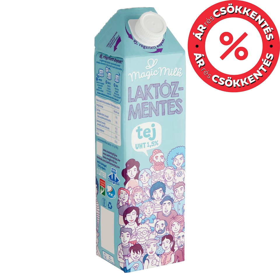 Magic Milk Lactose-Free UHT Low-Fat Milk 1,5% 1 l