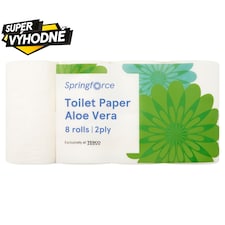 Springforce Toaletní papír s vůní aloe vera 2 vrstvy 8 rolí