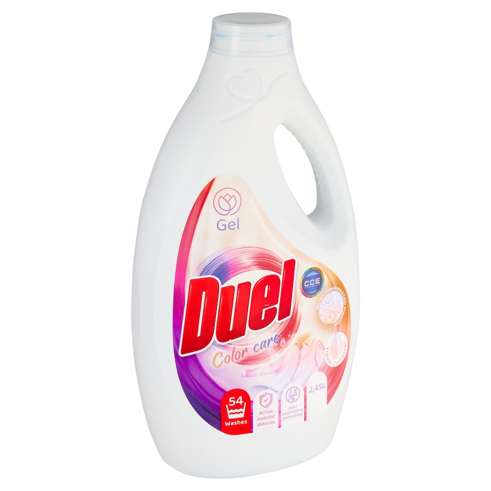 Obrázek 1 pro produkt Duel Color Care tekutý prací prostředek pro automatické pračky i ruční praní 54 praní 2450ml