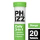 image 1 of Phizz 3 in 1 Mango Flavoured Effervescent Tablets 20s 84g