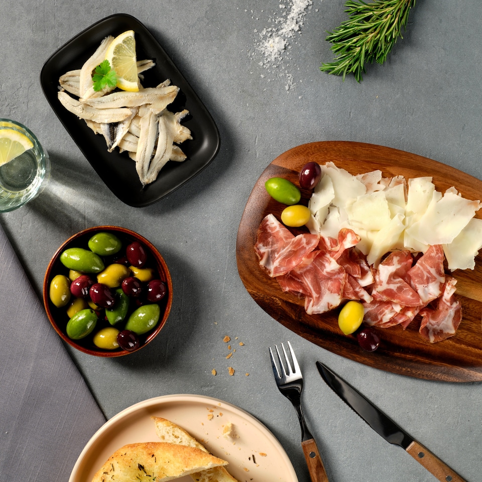 image 1 of Tesco Finest Ruffled Copa and Iberico cheese 90g