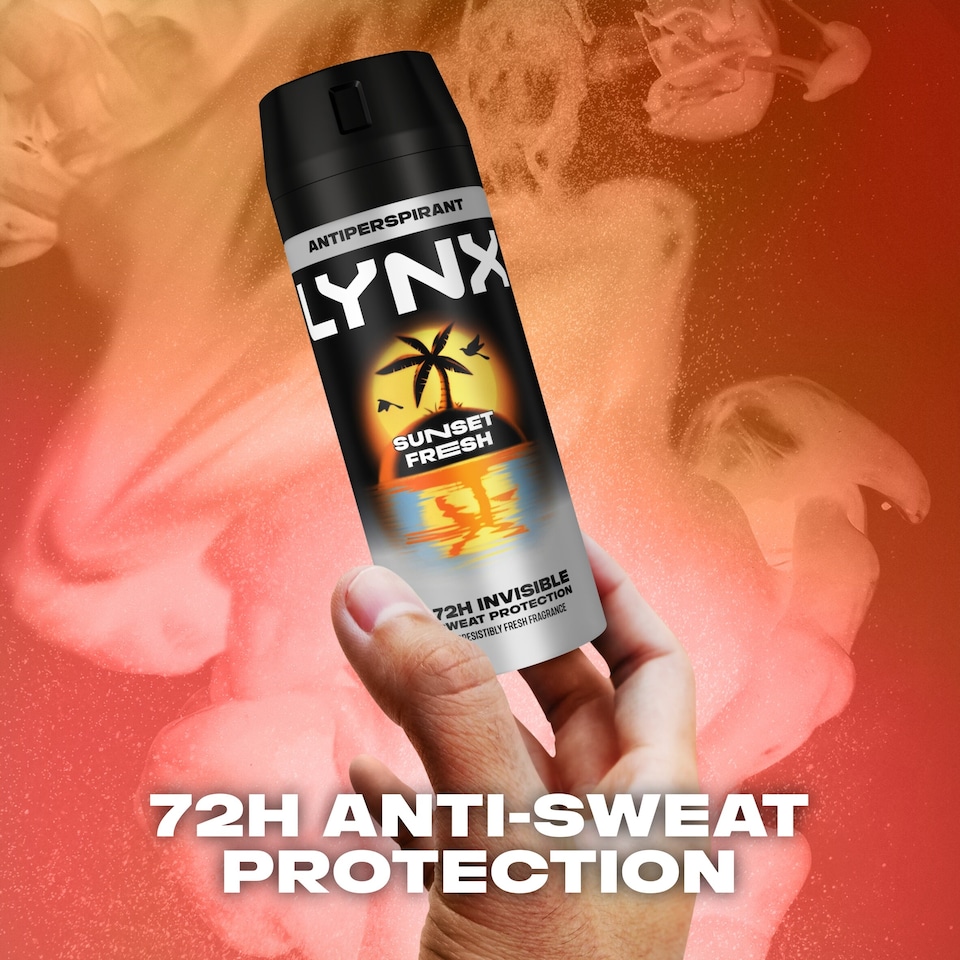 image 1 of Lynx Antiperspirant Deodorant Aerosol Sunset Fresh 150ml