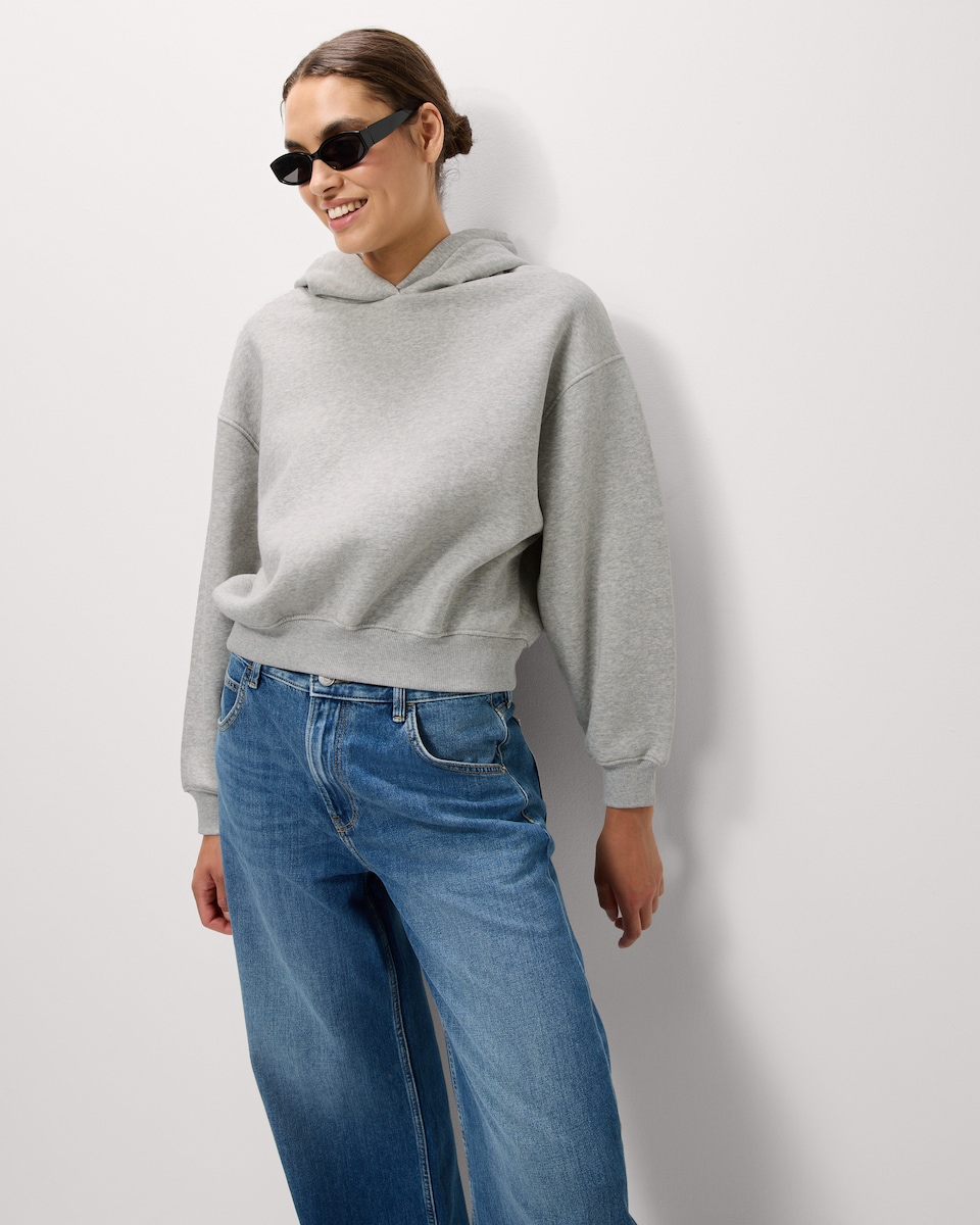 image 1 of F&F Cotton Rich Oversized Hoodie in Grey