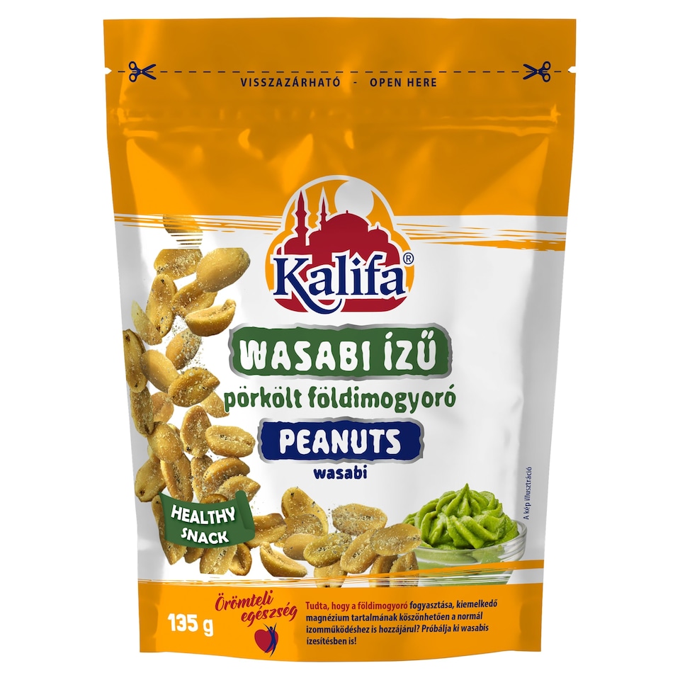 Kalifa Wasabi Flavoured Peanuts 135 g