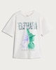 image 1 of Wicked Pure Cotton Elphaba Print T-Shirt in White