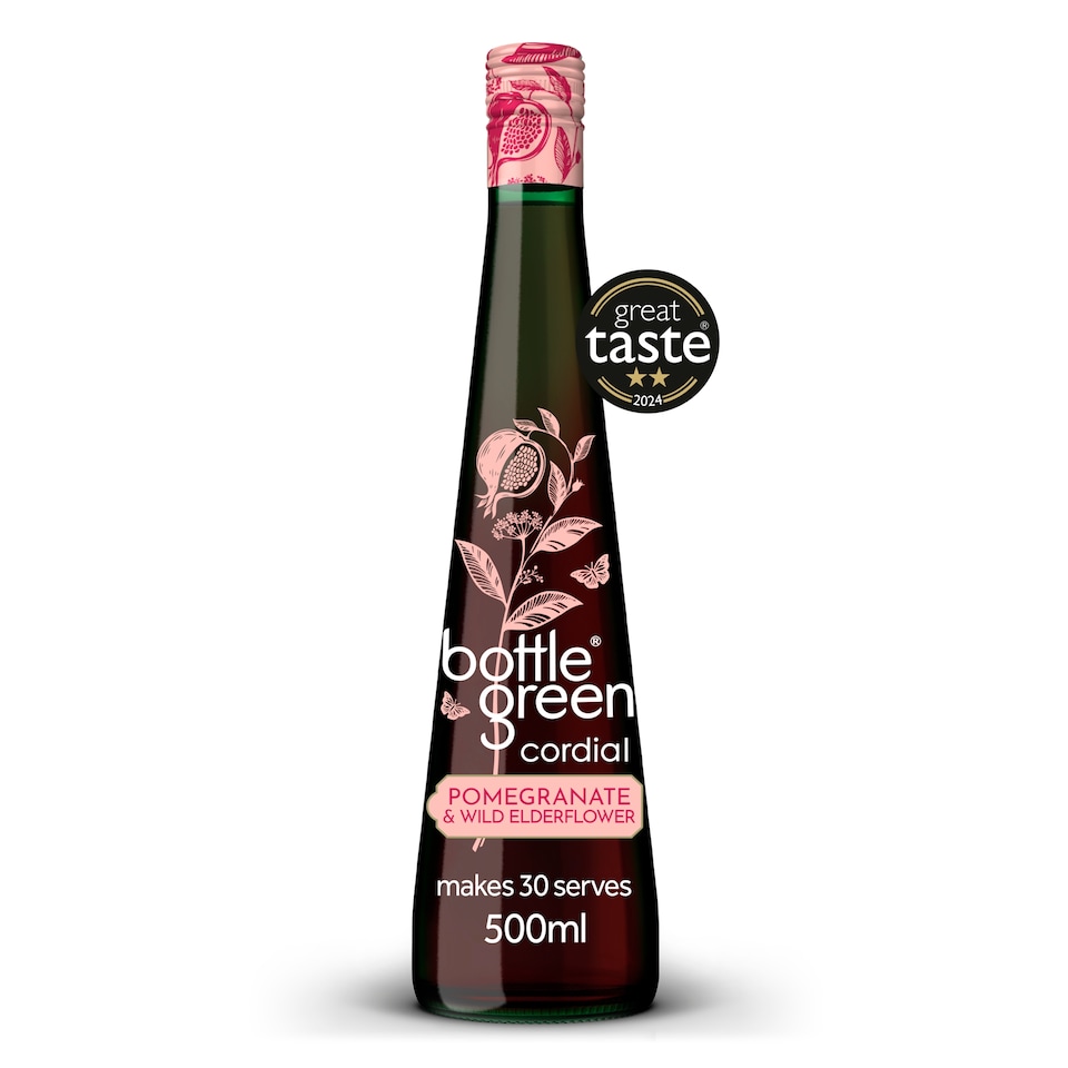 image 1 of Bottlegreen Pomegranate Elderflower Cordial 50Cl