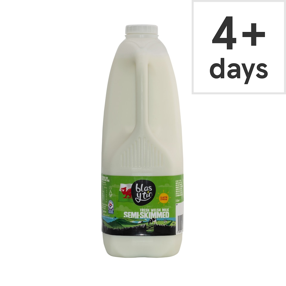 Blas Y Tir Semi-Skimmed 2 Litre