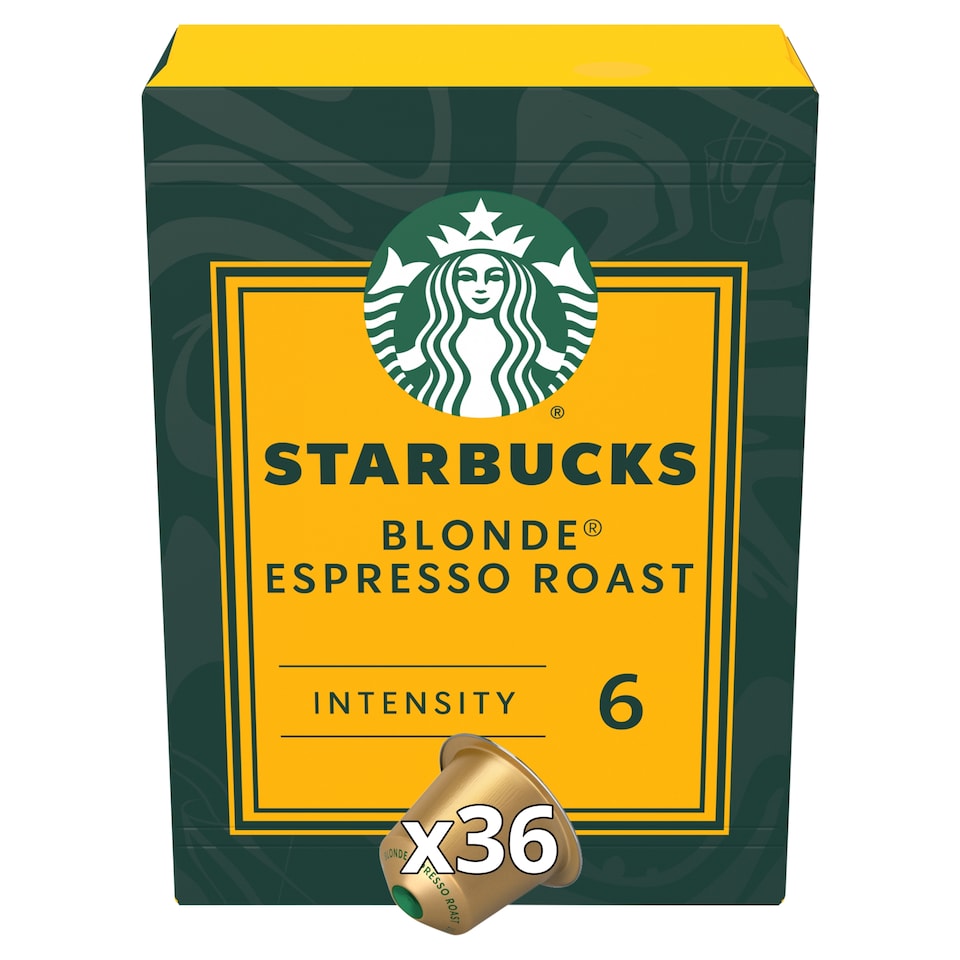 Starbucks Blonde Espresso Roast Coffee Pods x36 188g