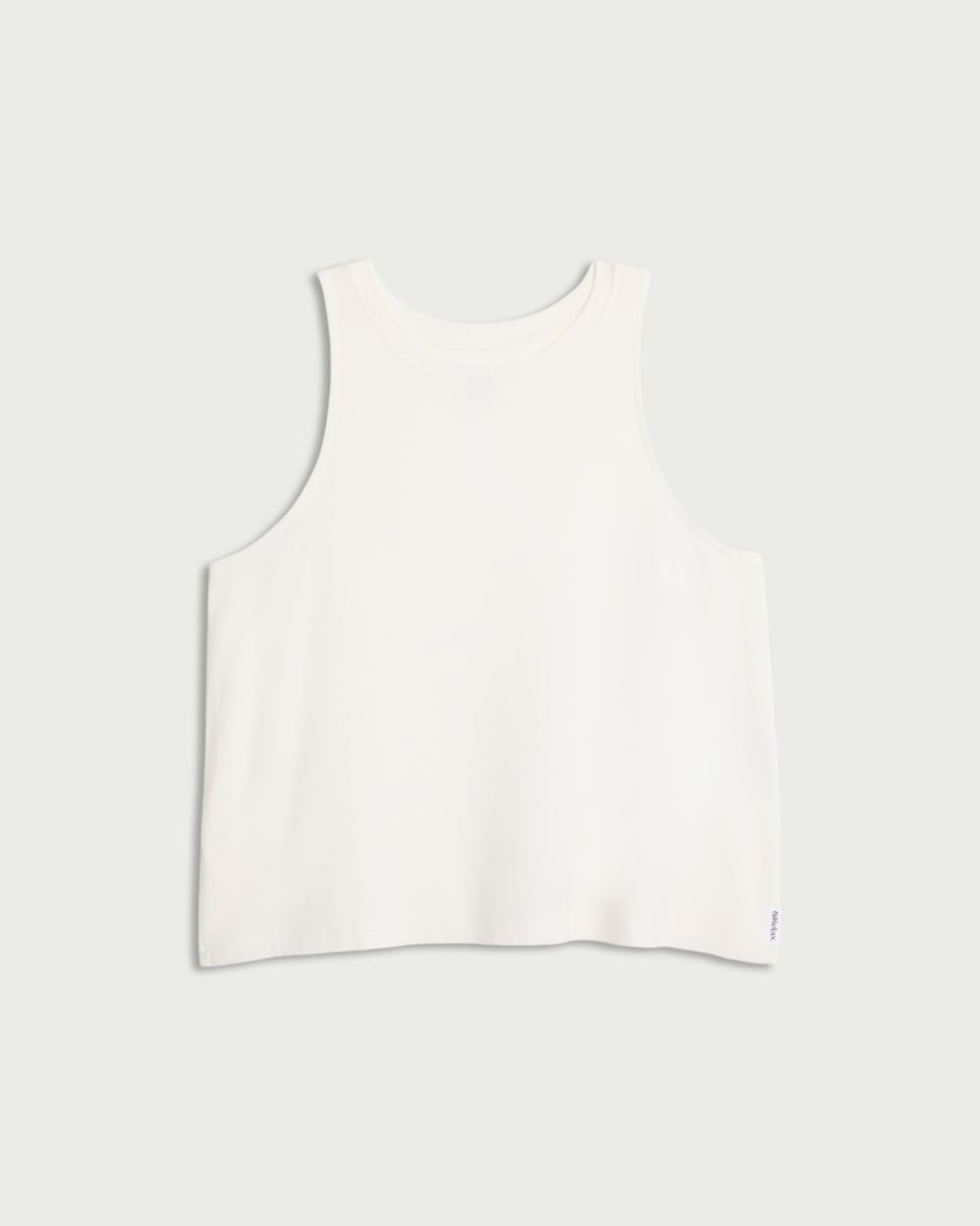 image 1 of F&F CoolEase™ Modal Rich Sleeveless Pyjama Top in Cream