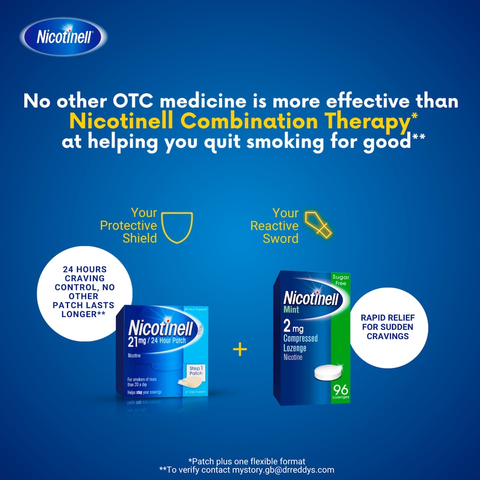 image 1 of Nicotinell Stop Smoking Aid 2mg Compressed Nicotine Lozenges - Mint 96s