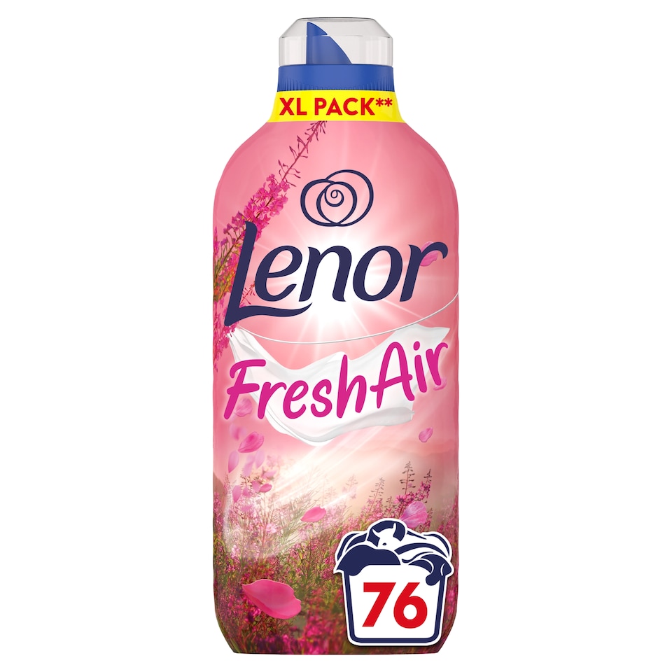 image 1 of Lenor Fresh Air Fabric Conditioner 76 Washes, Pink Blossom