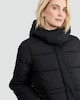 image 2 of F&F Hooded Shower Resistant Puffer Jacket in Black