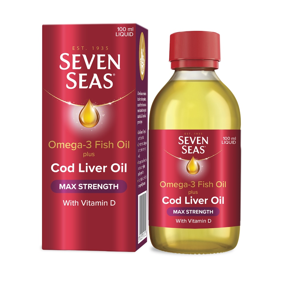 image 1 of Seven Seas Max Strength Cod Liver Oil (100ML)