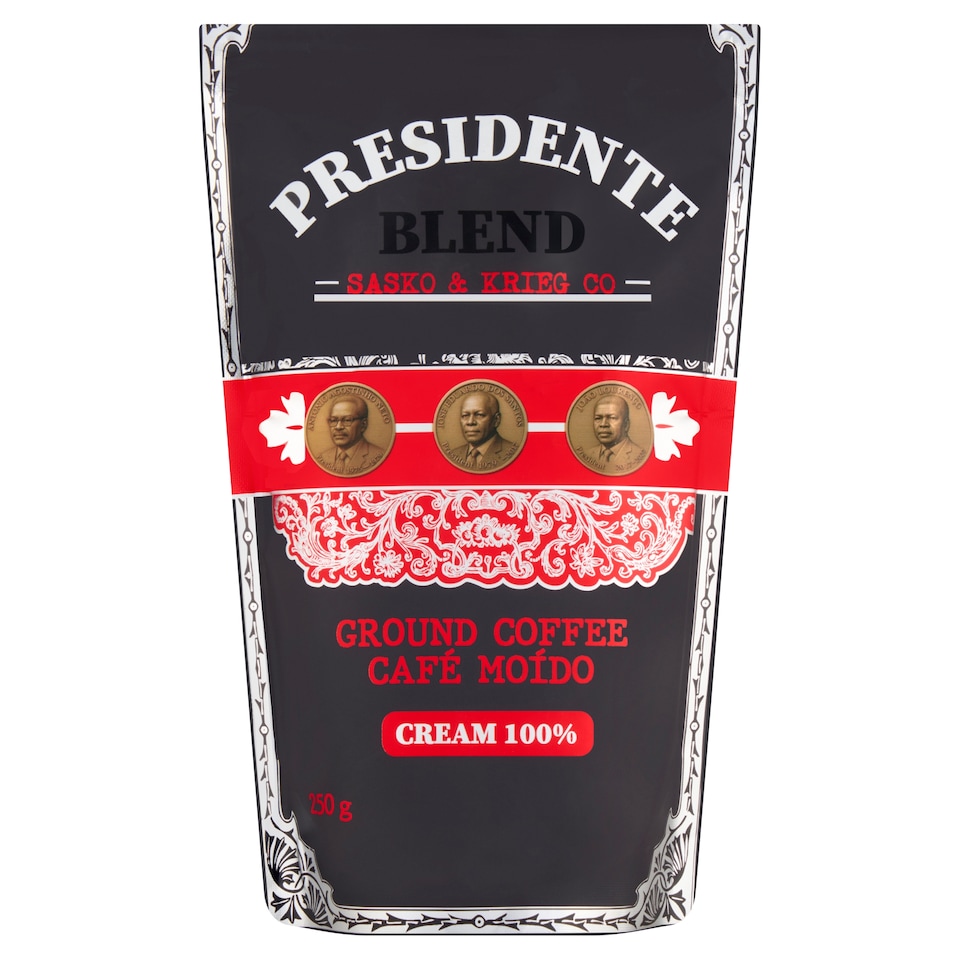 Sasko & Krieg Co Presidente pörkölt őrölt kávé 250 g