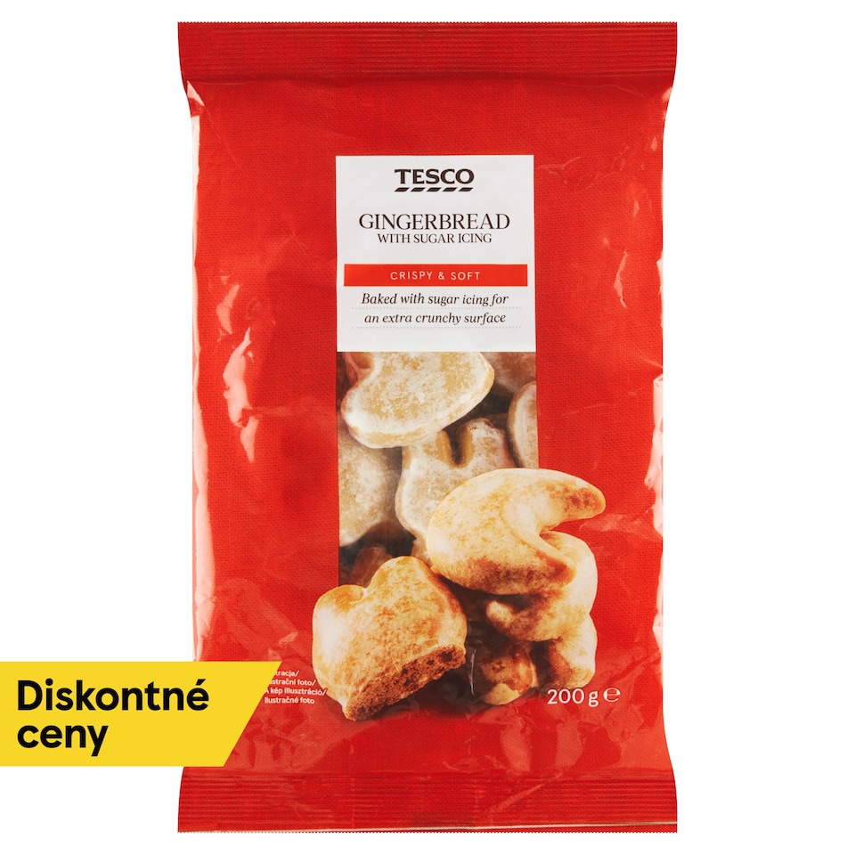 Tesco Perníky s cukrovou polevou 200 g