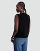 image 3 of F&F Knitted Button Up Waistcoat with Wool in Black