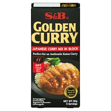 S&B Japanese Golden Curry Mix in Block Hot 92g