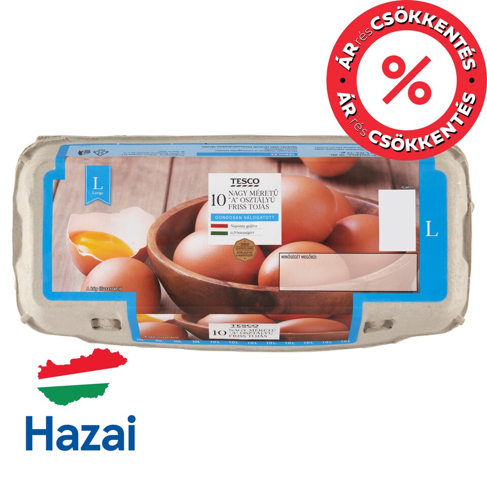 Tesco "A" Quality Fresh Egg L 10 pcs