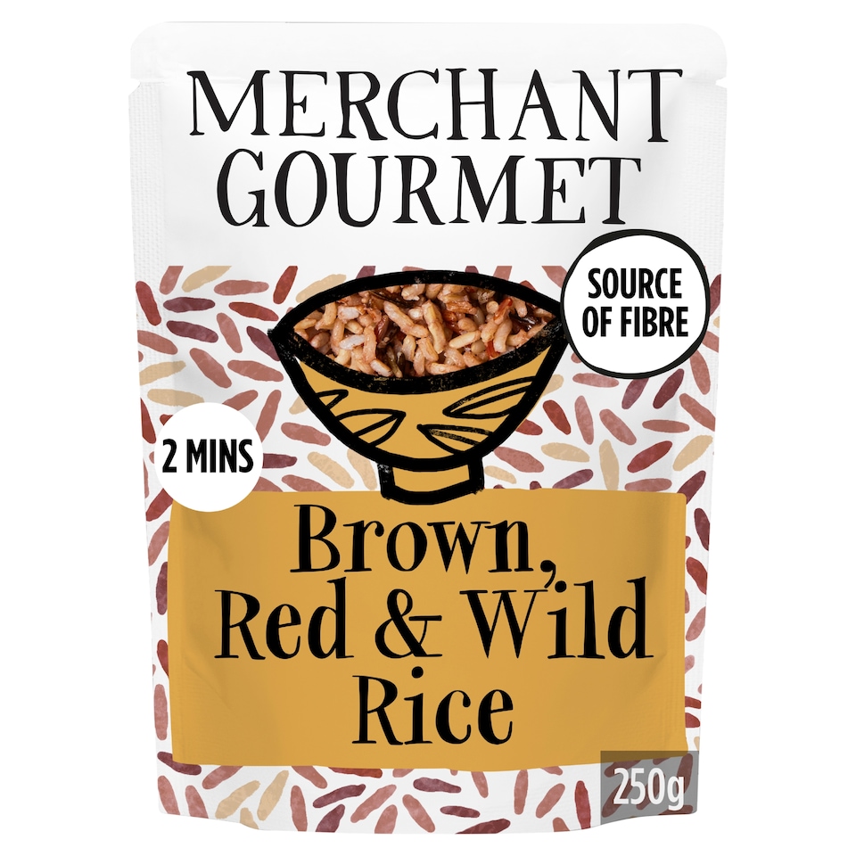 image 1 of Merchant Gourmet Brown, Red & Wild Rice 250g