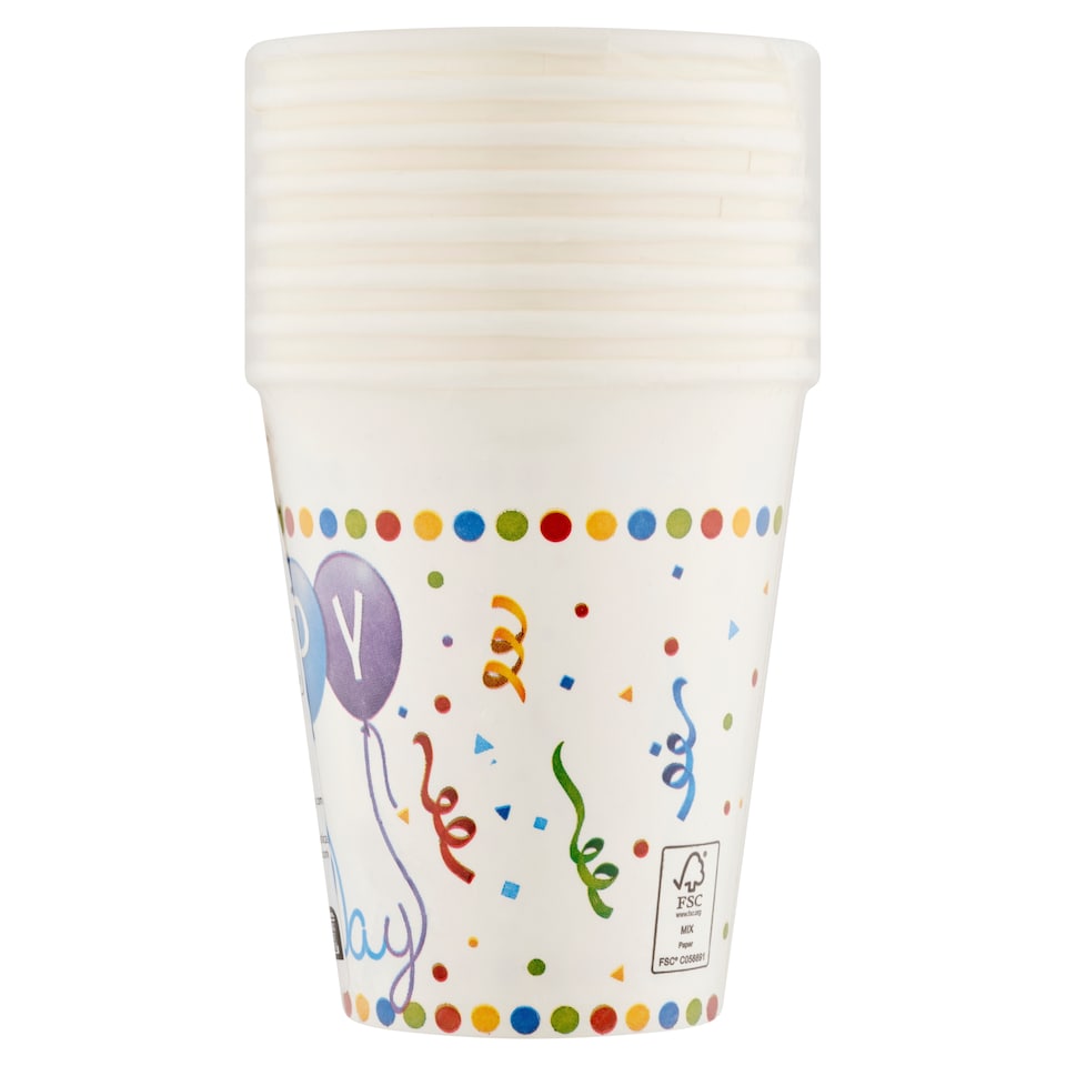 Decorata Party papírpohár 200 ml-es 8 db