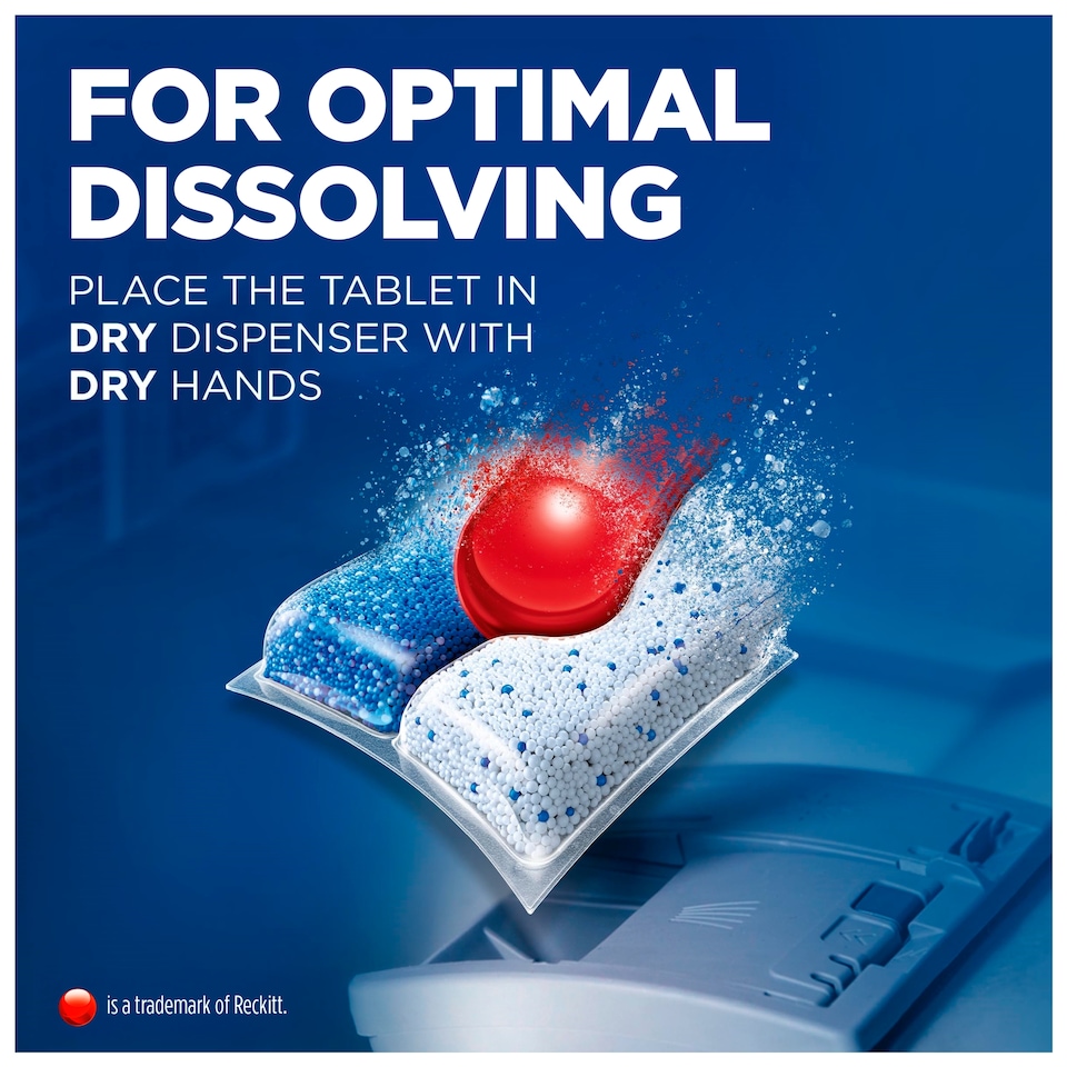 image 1 of Finish Quantum All In One 64 Dishwasher Tablets Regular 665.6g