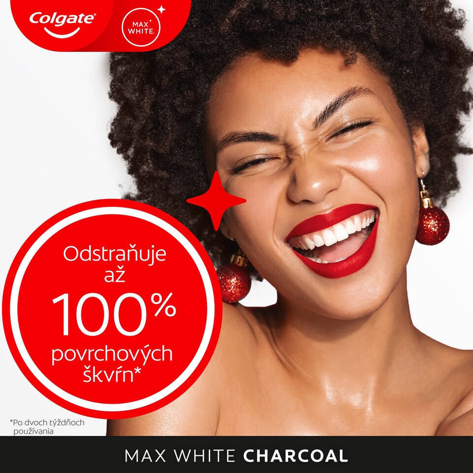 image 1 of Colgate Max White Charcoal Toothpaste