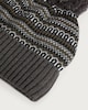 image 2 of F&F Knitted Fair Isle Fleece Lined Pom Pom Beanie in Multi