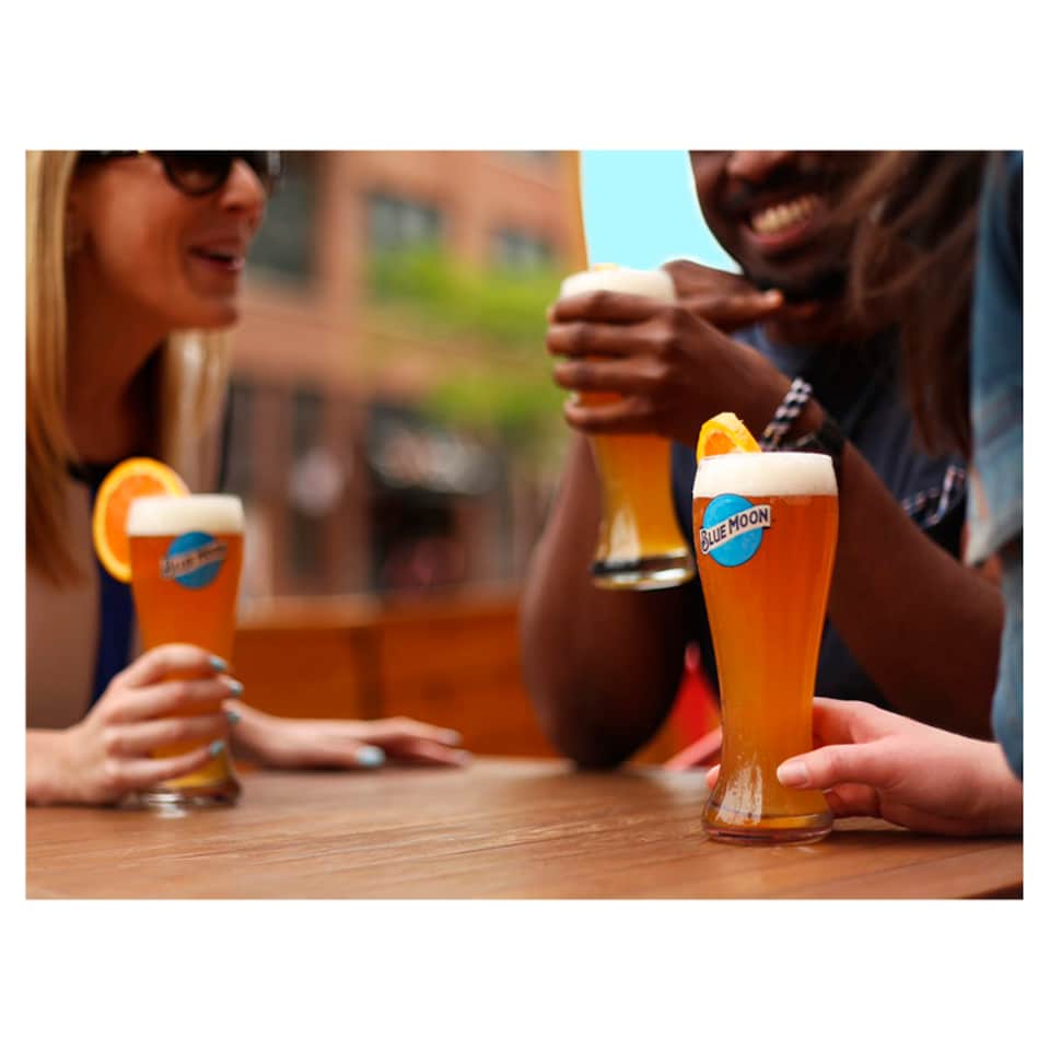 image 1 of Blue Moon Belgian Style Wheat Beer Can 4 x 330ml