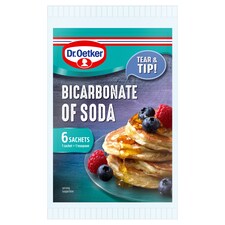 Dr Oetker Bicarbonate Of Soda 6 Sachets 42G