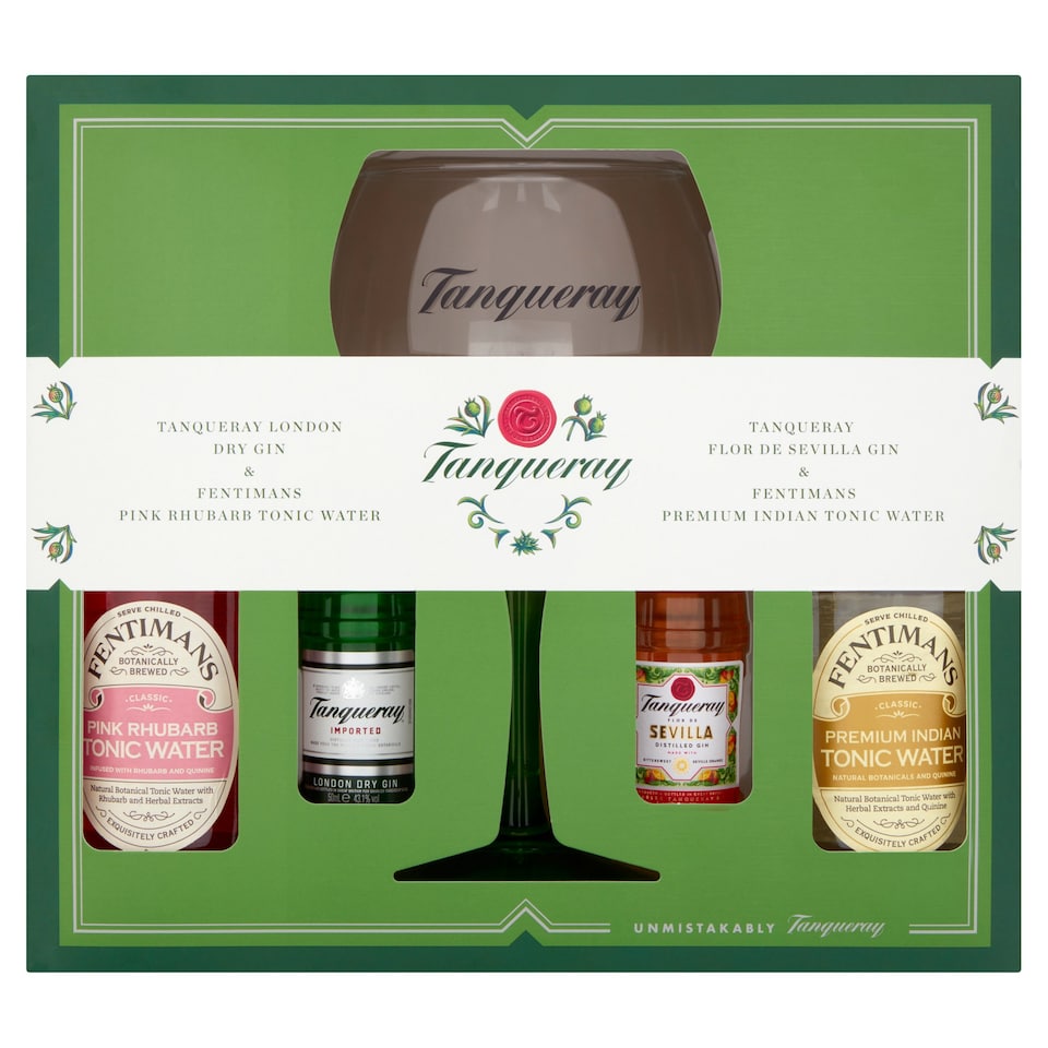 Tanqueray Gin 50Ml & Tonic Water 200Ml Gift Set
