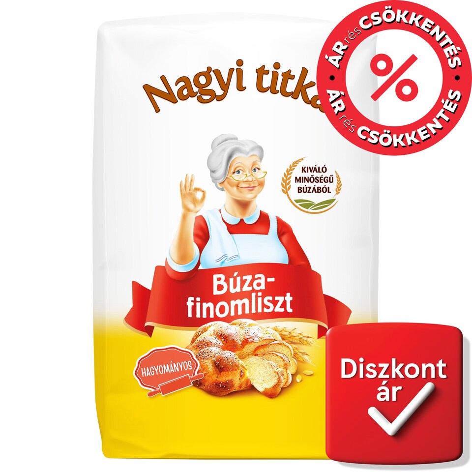 Nagyi titka Fine Plain Wheat Flour BL55 2 kg