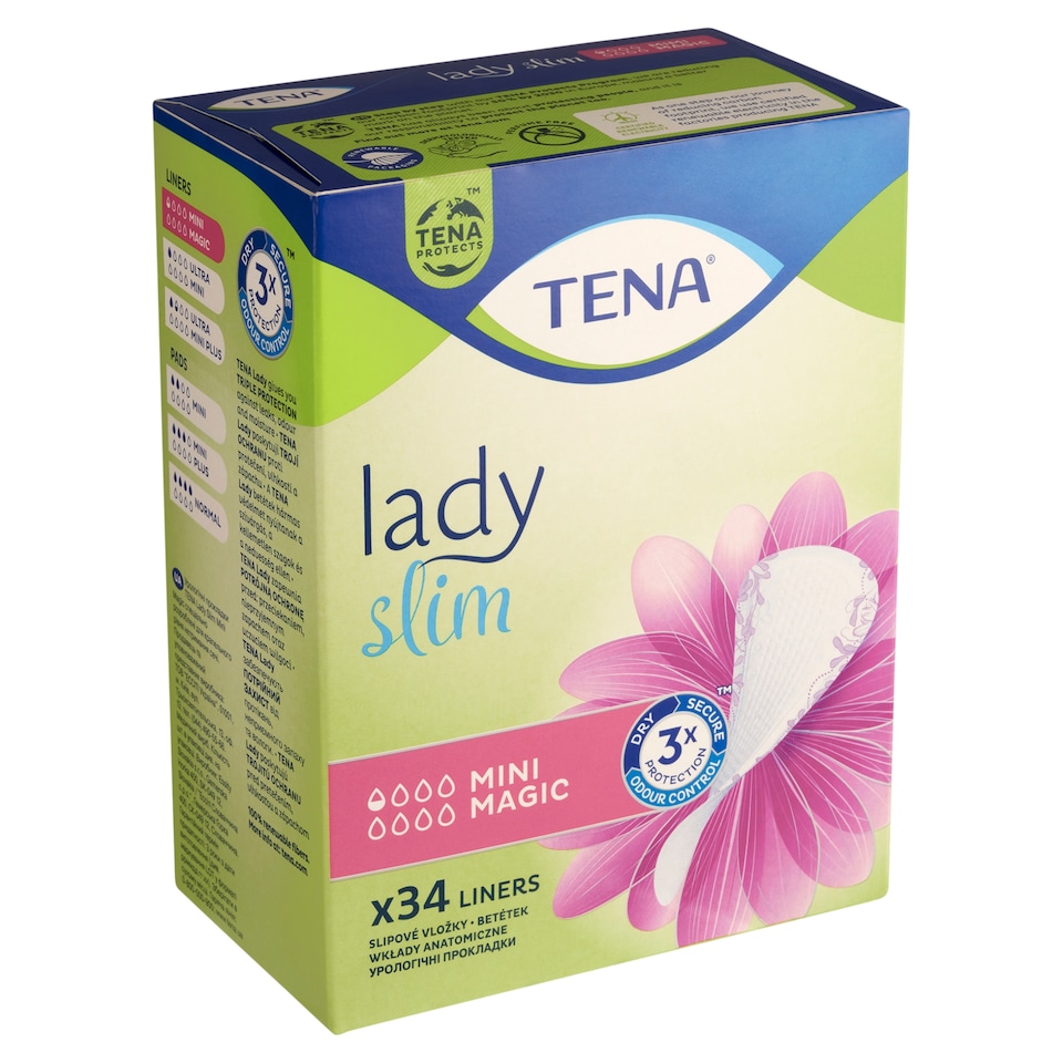 Tena Lady Slim Mini Magic Liners 34 pcs