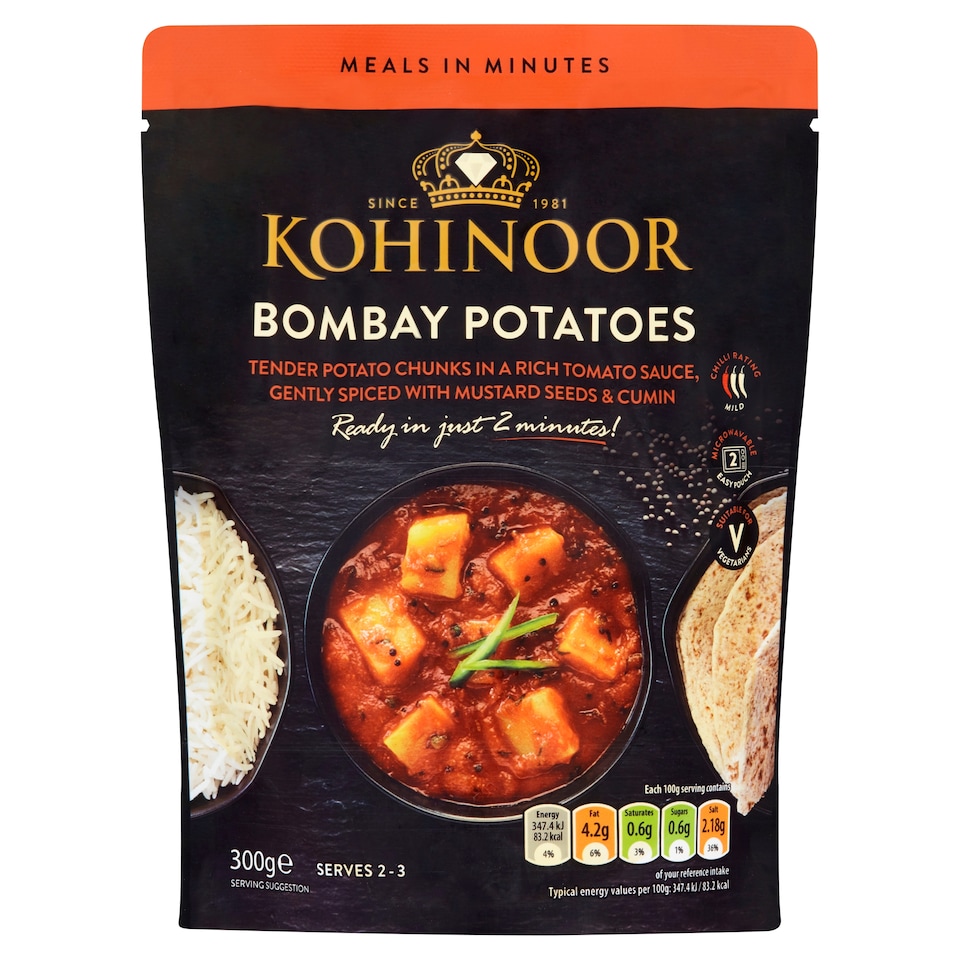 Kohinoor Bombay Potatoes 300G