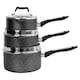 image 2 of Go Cook Aluminium Marble Pan Set 16/18/20