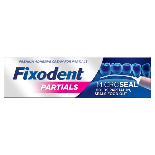 Fixodent Partial Denture Adhesive Cream 40G Tesco Groceries