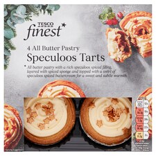 Tesco Finest 4 All Butter Pastry Speculoos Tarts