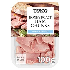 Tesco Honey Roast Ham Chunks 180G
