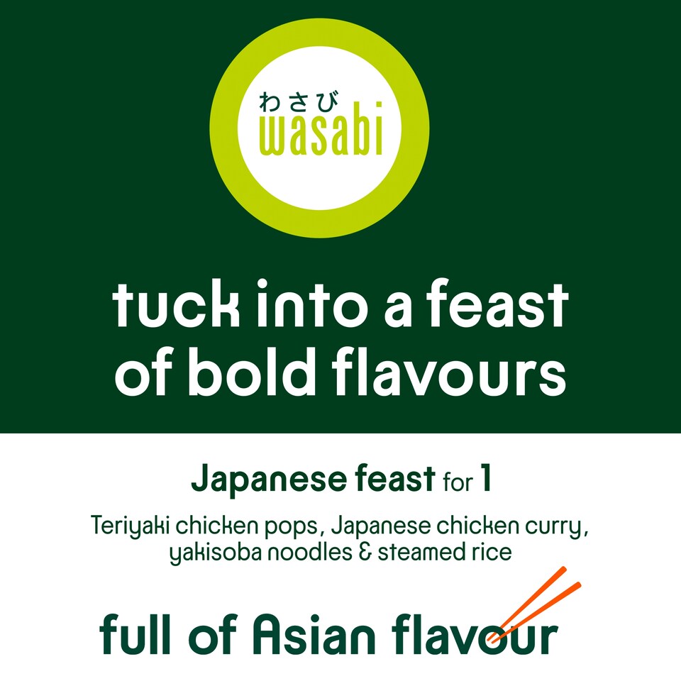 image 1 of Wasabi Japanese Feast for One 550G