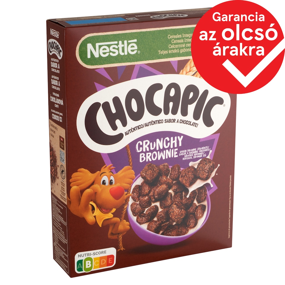 Nestlé Chocapic Crunchy Brownie Flavoured Cereal with Vitamins and Minerals 300 g