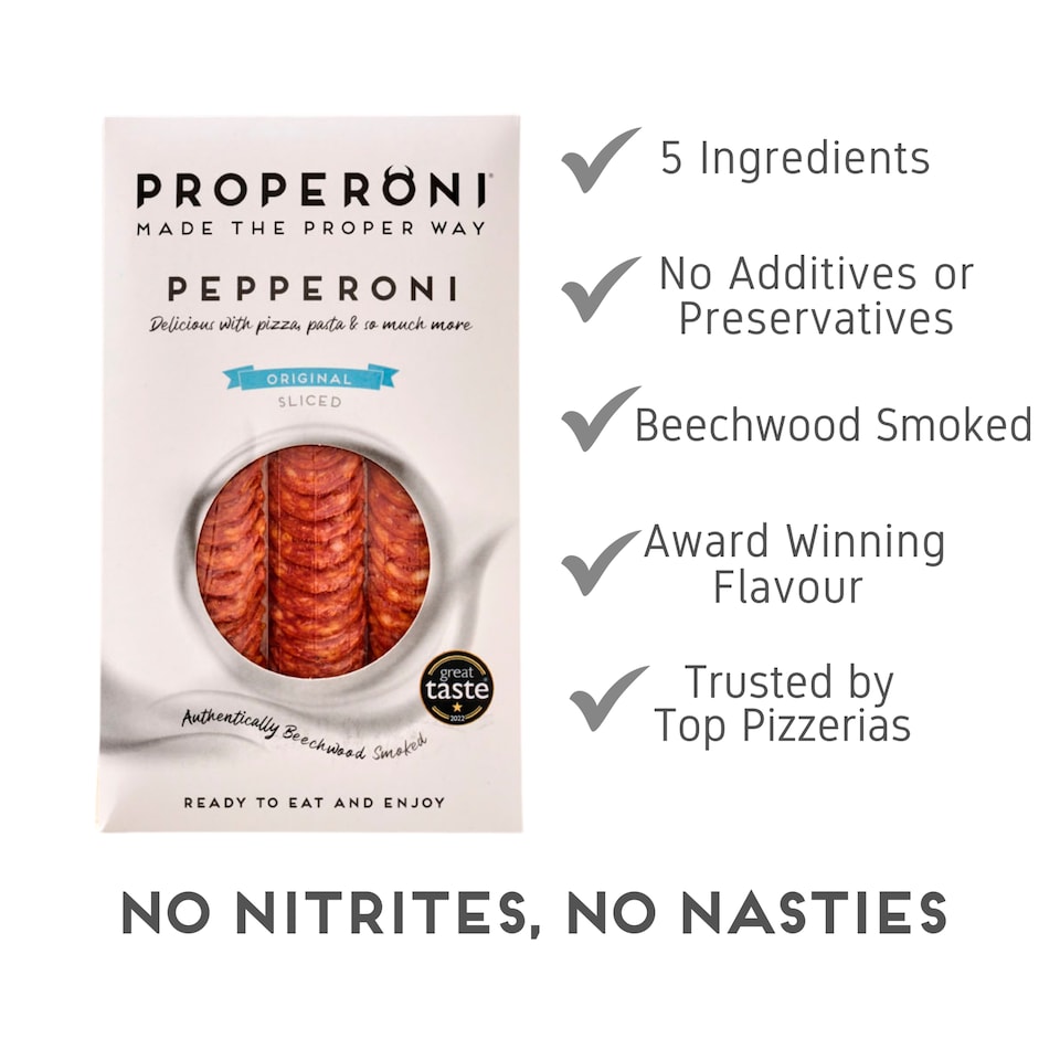 image 1 of Properoni Classic Sliced Pepperoni 80g
