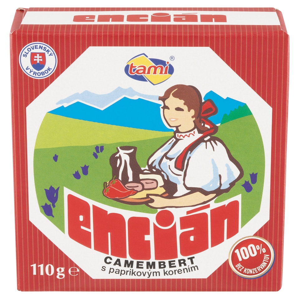 obrázok 1 z Tami Encián Camembert s paprikovým korením 110 g